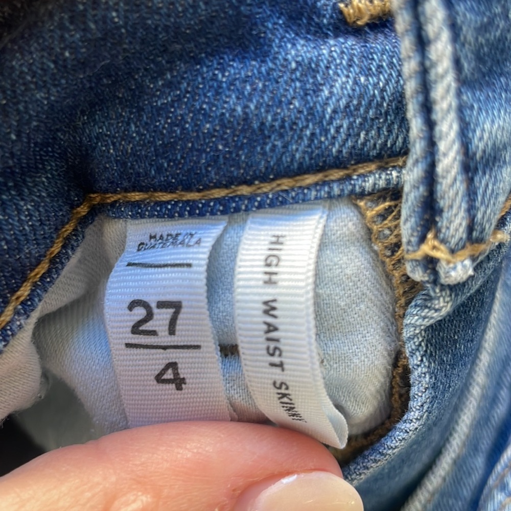 Loft skinny jeans Sz 27 - Picture 4 of 7